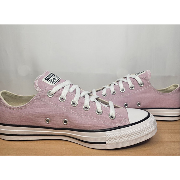 Converse Women's Pink Canvas Sneakers - Picture 3 of 9